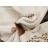 Stylové krémové povlečení mikroplyš AURELIA pro útulnou ložnici