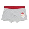 Vánoční pánské boxerky RETRO CHRISTMAS červeno-šedé - sada 2 ks