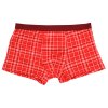 Stylové pánské boxerky RETRO CHRISTMAS - červené a šedé v balení