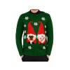 Dámský svetr GNOME tmavě zelený – vánoční kouzlo v každém detailu