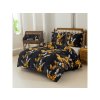 Posteljina od mikrovlakana GOLD BUTTERFLY crna
