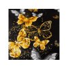 Posteljina od mikrovlakana GOLD BUTTERFLY crna