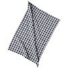 Kuchyňská utěrka GINGHAM 60x40 cm, šedá s kostkovaným vzorem