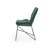 30840 2 tmave zelena sametova zidle lase 454