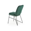 30840 4 tmave zelena sametova zidle lase 454