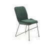 30840 tmave zelena sametova zidle lase 454