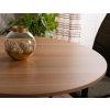 Jídelní stůl ALTO II 80x80 s kulatou deskou v dubovém dekoru a minimalistickým designem