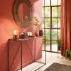 Designová stolní lampa SABA – měděné provedení, výška 10,5 cm