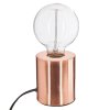Stolní lampa SABA 10,5 cm měděná – moderní osvětlení