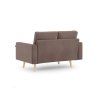Tamnosmeđa 2-sjedna sofa MANDI