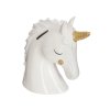 Keramická pokladnička GOLDEN UNICORN 15,5 cm – roztomilý jednorožec se zlatými detaily, naučí děti šetřit a zkrášlí interiér