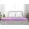 Fialové jersey prostěradlo z mako bavlny LUXORA 180 x 200 cm pro pohodlný spánek