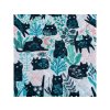 Moderní přehoz na postel CREEPY CATS – netradiční kočičí design