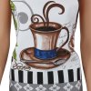 Moderní zástěra ROASTED COFFEE, šedá – ideální do každé kuchyně