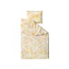 Lehoučké a prodyšné povlečení PALMERA krémové s florálním dekorem
