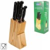 Kuchyňské nože SOLA KNIFE – 6dílná sada v elegantním dřevěném bloku