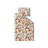 Květované bavlněné povlečení FLOREEN v krémovém odstínu