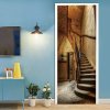 Tapeta na dveře 3D schodiště MONAMOUR, 86 x 200 cm