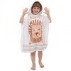79880 2 bile ponco pro deti happy lion s roztomilym lvem