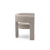Designové béžovošedé křeslo ALPAH LOOP – minimalistický a elegantní vzhled