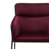 Designové jídelní křeslo HELSINKI VELVET vínové pro moderní interiér
