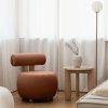 Stylové hnědé křeslo HANNA – ideální do útulného interiéru
