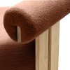 Elegantní křeslo HANNA v cihlově hnědém tónu – perfektní do obývákuhana non54 8