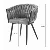 Designové jídelní křeslo ORION VELVET béžové pro váš interiér