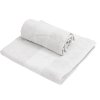 Bijeli set ručnika CARRARA 60x100 + 40x55 cm, 100% pamuk, bordura