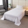 Bílé prostěradlo a povlak JASMINE z mikrovlákna – hotelová kvalita