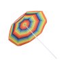 Barevný slunečník COLORFUL STRIPES 180 cm s duhovými pruhy