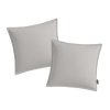 Zahradní polštáře EMPARO světle šedé 50x50 cm – sada dvou kusů
