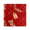 Přehoz GOLD CHRISTMAS – červená vánoční dekorace ložnice