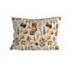 Sada 2 ks bavlněných povlaků na polštář AUTUMN SOCKS 50x70 cm – podzimní motiv