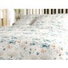 Designové bavlněné povlečení ELIVINE bílé s přírodním motivem