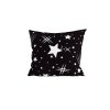 Mikrovláknové povlaky NOČNÍ OBLOHA černé s hvězdami – 2 ks