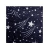 Teplá šedá deka STARLIGHT – mikroplyš s hvězdným vzorem