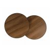 Návrh bez názvu (34)Designové stolky PENELOPE sada 2 ks Ø 50 cm ořechový dekor