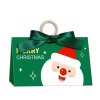 Vánoční dárková taška MERRY CHRISTMAS zelená 17x10x8,5 cm