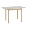 Rozkládací jídelní stůl FLIP 80–160x80 cm kašmír/dub Cremona