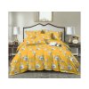 Pohodlné povlečení YELLOW ROSE žluté s jemným květinovým motivem