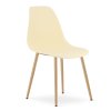 Krémová židle OSAKA k pracovnímu i jídelnímu stolu