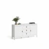 Bijela komoda SALOMO s 3 ladicama