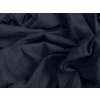 Jersey plahta s likrom tamnoplava 90 x 200 cm