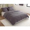 Moderní bavlněné povlečení DENYX šedé s minimalistickým designem