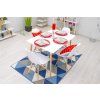 92199 5 akce bily jidelni stul adria 120x80 cm ii jakost