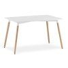 92199 akce bily jidelni stul adria 120x80 cm ii jakost