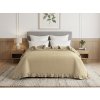 Elegantní Přehoz na postel MONTEGO, béžový pro moderní ložnici