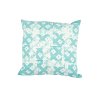 Povlak na polštář TRIBAL 45x45 cm, modrý s geometrickým vzorem
