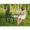 Set 4 kom plastičnih stolica KATO, naftno plava